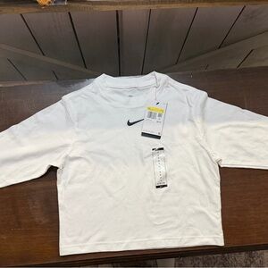 Nike Kids Classic White Long Sleeve Tee